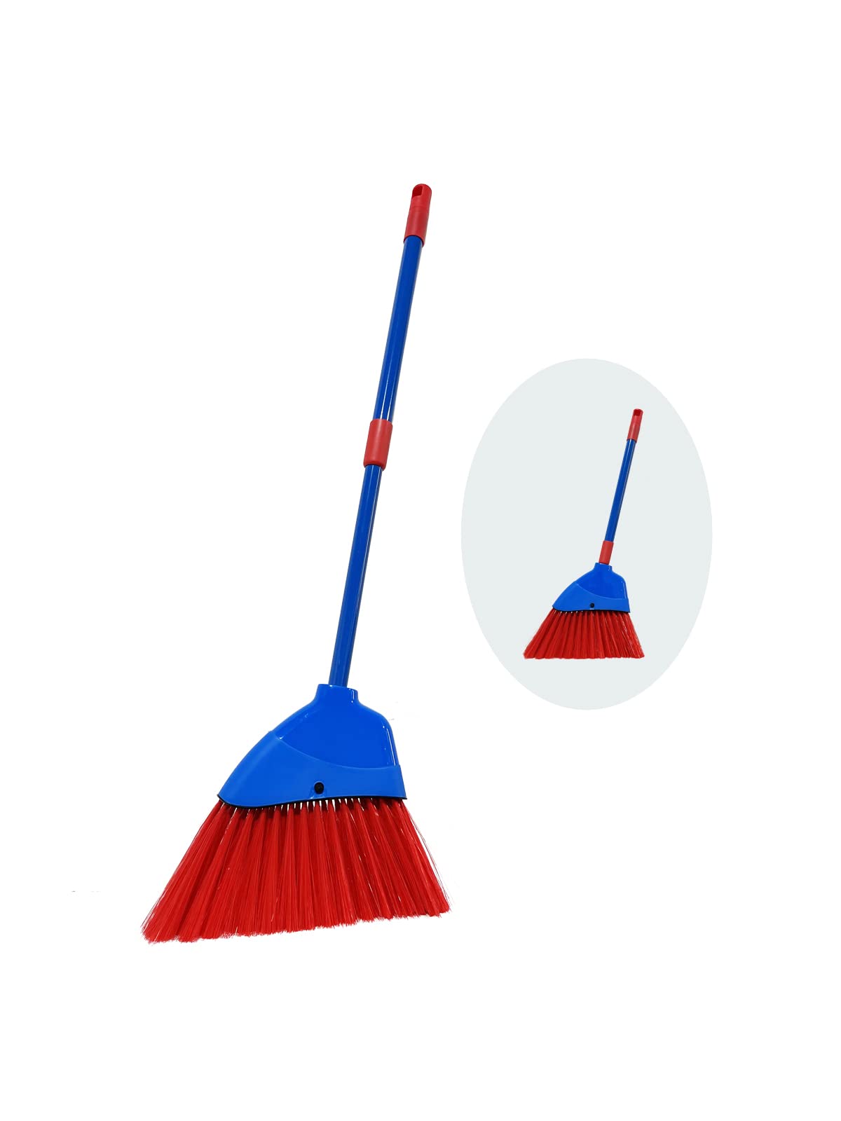 Photo 1 of BSMstone Small Broom-Indoor or Outdoor Portable Broom with Adjustable Handle, Cleaning Little Helper for Housekeeping,Office,Working Desk,Pet Nest