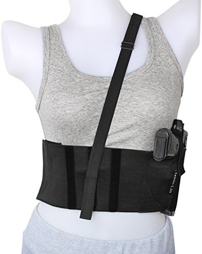 JESONLON Deep Concealment Shoulder Holster Black (S(28"-32"), right)