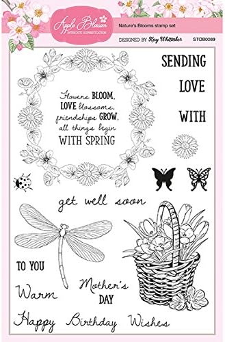 Apple Blossom Stamp Set Nature's Blooms | Set of 18