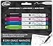 The Board Dudes Write Dudes Ultra Fine Point Dry Erase Markers - Bright Colors, 4 count (CYG94)