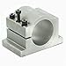 Konmison 80mm Spindle Motor Clamp Mount Bracket Diameter 80mm with Screws for 1.5kw 2.2kw Milling Spindle