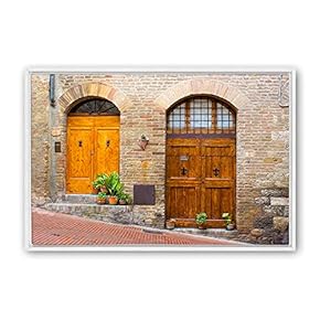 Framed Rural Landscape Photography Home Artwork for Living Room Bedroom