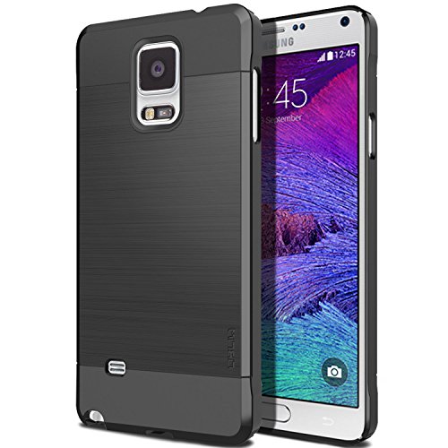 Galaxy-Note-4-OBLIQ-Slim-MetaTitanium-Space-Gray--Thin-Slim-Fit-Bumper-Armor-Scratch-Resist-Metallic-Finish-Du