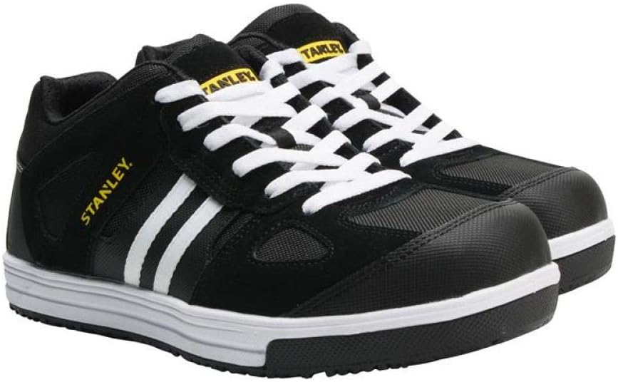 Stanley Clothing STCCODY12 Safety Boots, 12_UK Black, Black and White, 12 UK