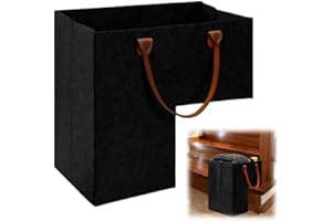 L Shape Stair Basket,Large Capacity Toy Storage Bag, Foldable Staircase Storage Organizer, with Handle Stairsteps Clothes Org