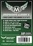 Mayday Games 7077 Card Game Sleeves44; Dark Green