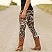 Gillberry Fashion Women Skinny Printed Stretchy Pants Leggings Christmas Clothes (S, Black B)