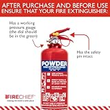 Firechief 600g ABC Powder Fire Extinguisher with Bracket – 5 Year Guarantee view 10