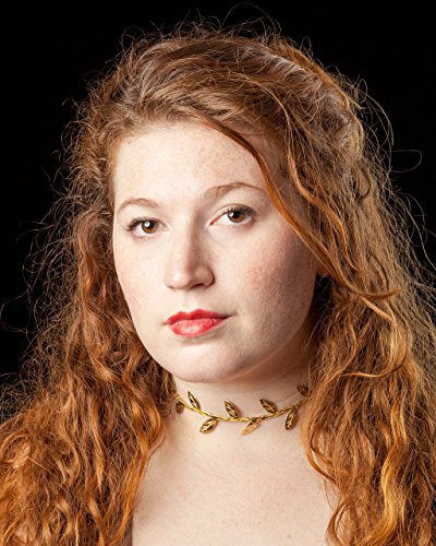 Amelia's leaf Choker (Celtic, Viking, Gypsy, Boho, Festival, Fae, Fantasy Renaissance Costume Gift, New Age, Hippie, New Year, Greek)