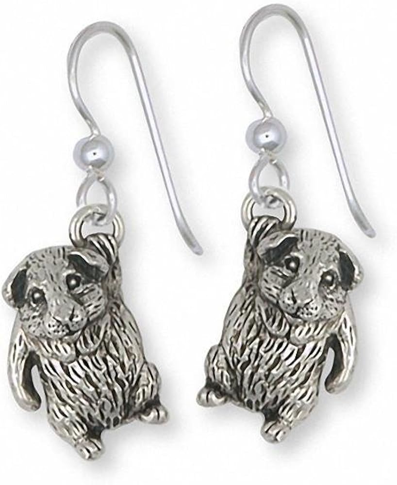 Guinea Pig Jewelry Sterling Silver Guinea Pig Earrings