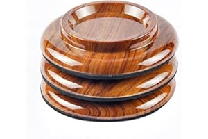 YUEKO 3pcs/set Acrylic Caster Cups Grand Piano Sturdy Durable Design Piano Accessories with Anti-slip Mat