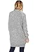 Alexander + David A+D® Womens Casual Oversized Knit Cardigan Sweater W/Pockets (Bk/White, Small/Medium)