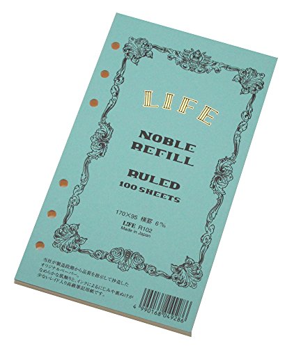 LIFE Noble Refill [Bible Size] 6mm, Quadrille Ruled, 100 Sheets (R102)