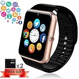 Bluetooth Smart Watch - ANCwear Smartwatch for Android Phones with SIM Card Slot Camera, Fitness Tracker Watch for Sleep Monitor, Step Counter Watch for Kids Women Men Compatible Android IOS Phones