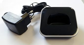 Ladeschale für T-Sinus 206 PACK schwarz zum Ersatz / Erweiterung / für Sinus 206 A206 PA206