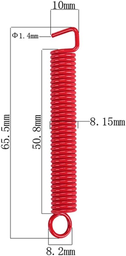 SUPVOX 4pcs Humbucker Pickup Spring Tremolo Spring Pogo Accessories Humbucker Steel Springs Parts Bridge System Springs Pickup Coil Bass Bridge Guitar Makeup - Image 3