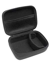 Endoscopio Boroscopio cámara Funda para depstech de USB, Inalámbrico, también para goodan, shekar, pancellent, fantronics, Sokos, Bluefire con bolsillos para accesorios como usb, Vista lateral Espejo, S talla, Negro