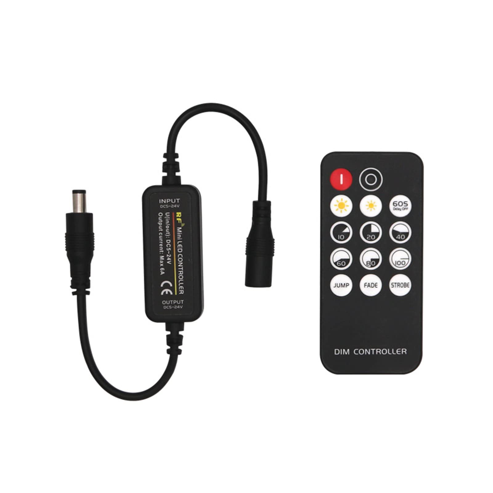 Tayire RF Controller and Remote Control for DC12V/24V