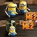 Cute Cartoon Despicable Me 3d Eye Small Minions Anime Doll Rubber Action Figure Classic Kid Toys Key Chains