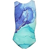 Destira Split-Back Gymnastic Leotards For Girls, Super Soft Comfort Stretch Fun Designs, Snug Fit - Girls/Child Sizes