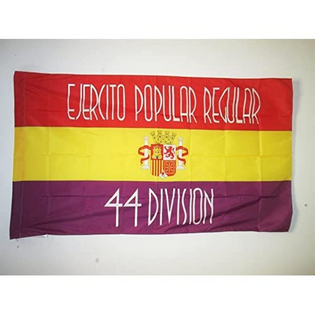 AZ FLAG - Spanish Republican Army 44 Division Flag - 2x3 Ft - People's Republican Army Banner with Sleeve - 100% Polyester - Fade Resistant - Vivid Colors - 2' x 3' Feet - 90x60 Cm