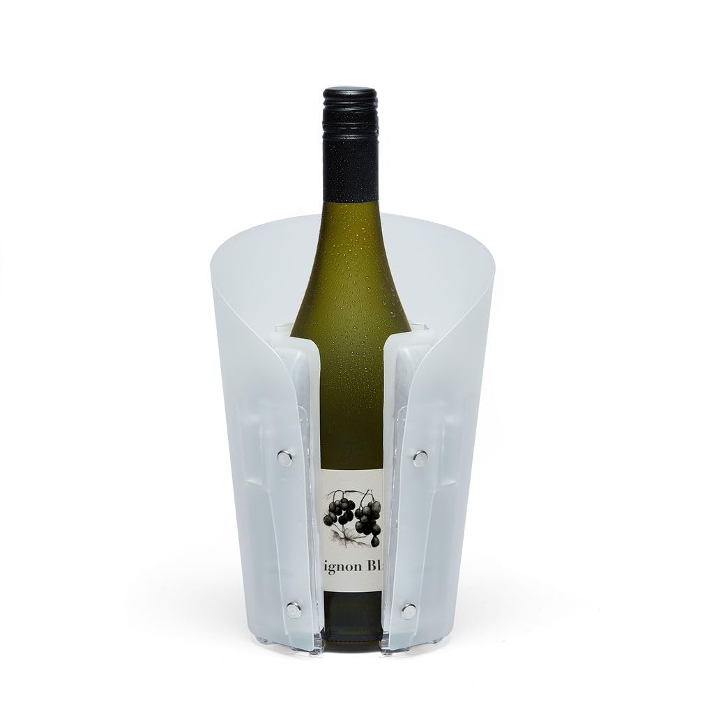 Green Chilly Fwrap Wine Cooler | Eco-friendly | Iceless | Fits Most Bottles | for Wine Lovers