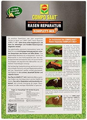 COMPO SAAT reparador de césped mezcla completa +, semilla de ...