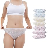 Women's Disposable Underwear Ladies Briefs Paper Printing Panties for Travel Hotel SpaHospital Stays Emergencies