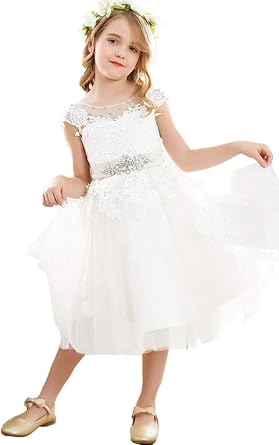 bow dream flower girl dress