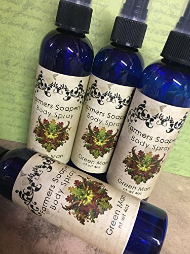 Green Man Scented 4oz Body Spray - Body Spritz Fragrance Hair Conditioner Spray Perfume Scented Body Mist