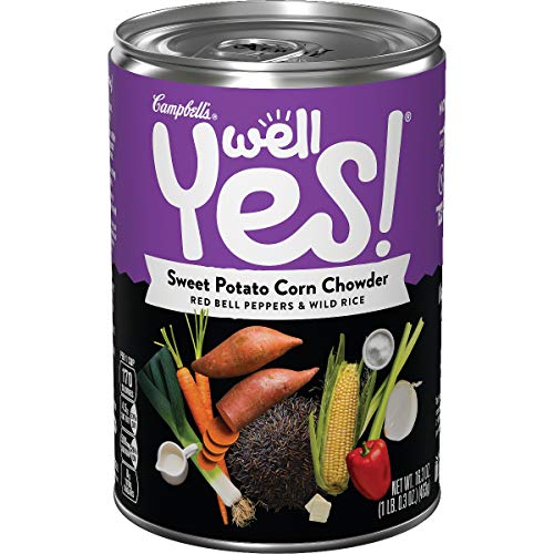 Campbell's Well Yes! Sweet Potato Corn Chowder, 16.3 oz. Can