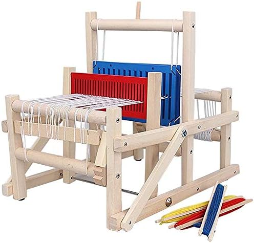 Champion Crafts 手織り機 木製 卓上 編み機 Diy 趣味 編み機キット ハンド編み機 織機 ニット 袋 帽子 あみ編み 操作簡単 糸付き