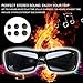 Forestfish Black Sunglasses with Wireless Blue Tooth Headset Stereo Headset Music Player Sunglasses for Smart Phones or Blue Tooth Function,Black