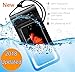 【2018 Updated 】Universal Waterproof Case, IPX8 Waterproof Phone Pouch Underwater New Type TPU Dry Bag for iPhone X, 8, 8 Plus, 7, 7plus, 6, 6s, 6s plus, Samsung Galaxy S9/S9 Plus/s8/s7 Google (Black)