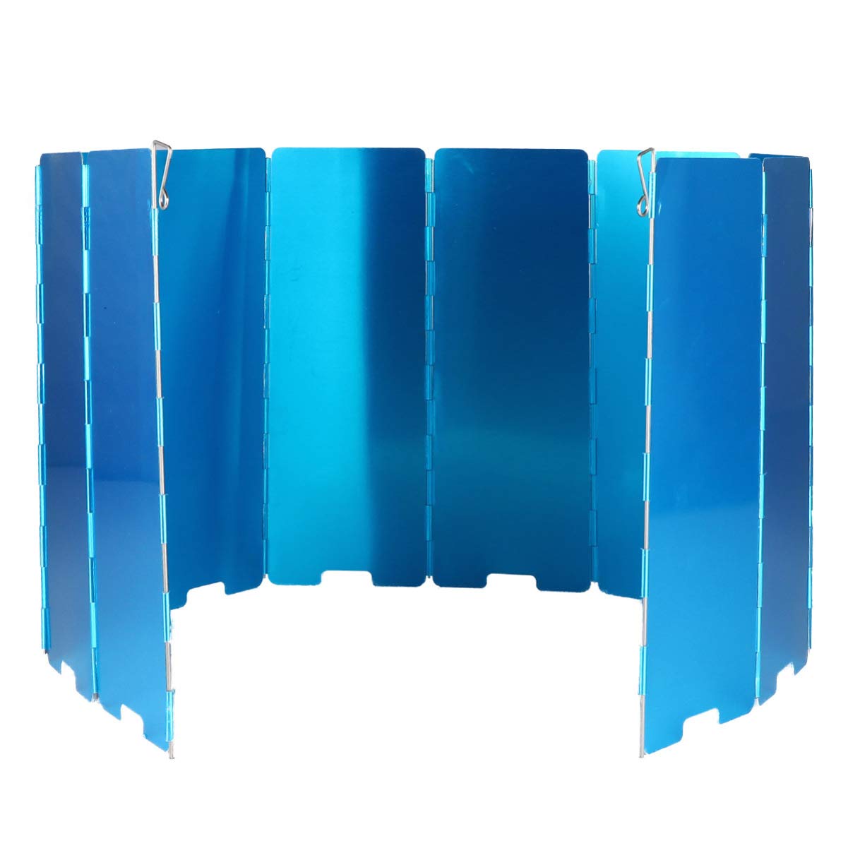 BESPORTBLE 10pcs Wind Shield for Camping Bbq Hiking Outdoor Activities Lightweight Durable Efficient Stove Screens Coated Design