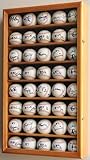 40 Baseball Ball Display Case Cabinet Holder Wall Rack w/98% UV Protection Lockable