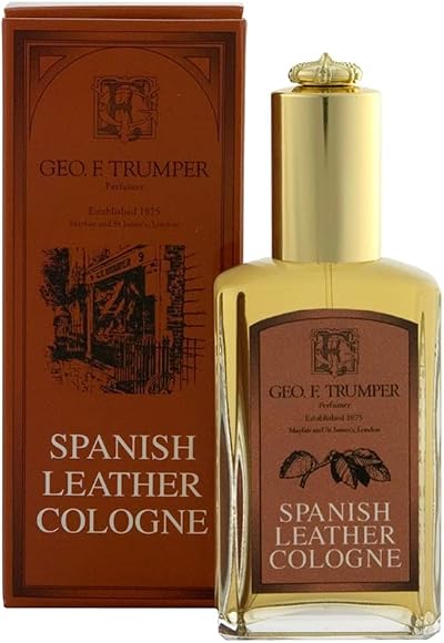 Geo F Trumper Spanish Leather Eau de Cologne Men 100ml Woody Musk Patchouli