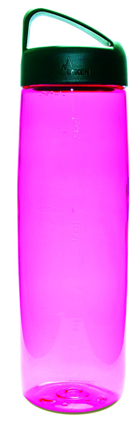 LAKEN Unisex - Adult Tritan with Classic Cap (Wide Opening) 0.75 Litre Tritan Bottle, TN32P, pink, 0.75 — image 1