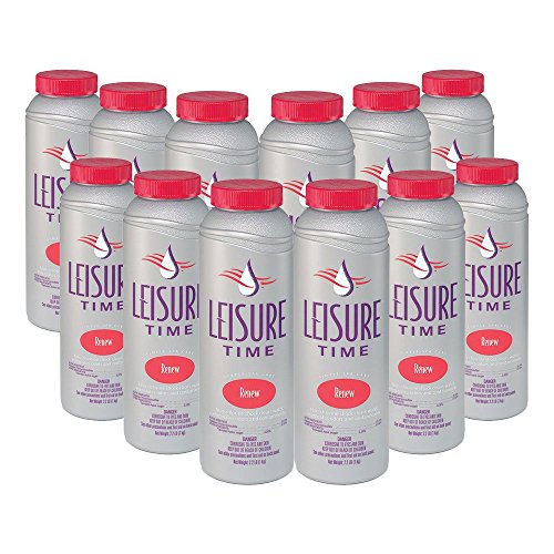 LEISURE TIME RENU2-12 Renew Non-Chlorine Shock for Spas and Hot Tubs (12 Pack), 2.2 lb
