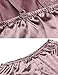 Avidlove Women Lace Lingerie Satin Sleepwear Pajamas Camisole Short Sets Coffee Small