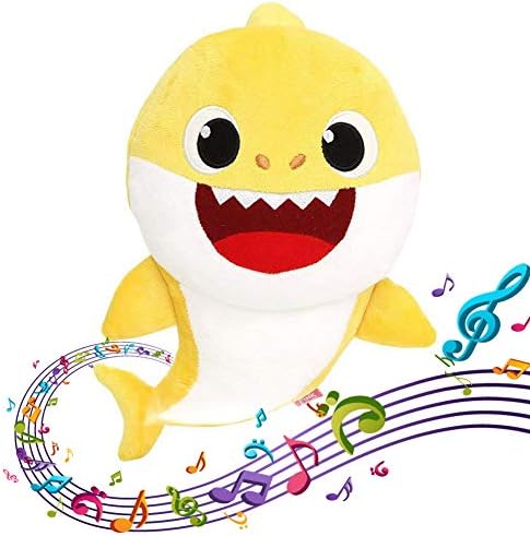 Small Shark Plush Toy Singing Shark Toys 1 Full Song Baby Children's Gift