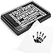 Baby Ink Pad – Handprint & Footprint Newborn Kit – Print Stamps Reusable Feet & Hands Stamps – 100% Non-Toxic, Acid-Free – Smudge-Proof Designs – Ideal Family Memory (Black)