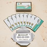 Bigfoot Shaves | Double Edge Razor Blades | Super Stainless Steel | for Mild & Sensitive Skin | Men's Grooming Product | Fits Most Safety Razors | 10 Pack