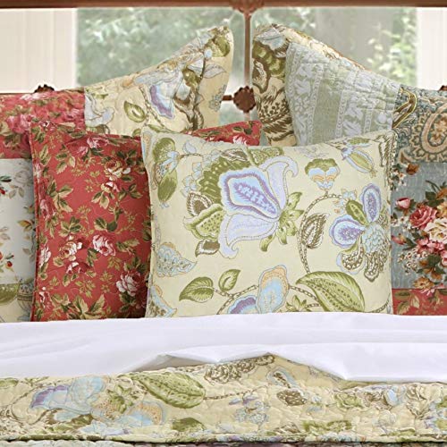 Greenland Home Blooming Prairie Dec. Pillow Pair Accessory-Multi, Multicolor - //medicalbooks.filipinodoctors.org