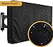 Clicks Depot Outdoor TV Cover 36 to 38 inches with Bottom Cover, Heavy Duty, Waterproof Thick Fabric, Weatherproof Outdoor TV Enclosure for Outside TV