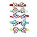 10pcs/Pack Classic Plaid Style Pet Puppy Dog Cat Bow Ties Adjustable Dog Bowties Pet Grooming Accessories