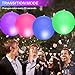 HAPIKAY Solar Floating Pool Lights - 14 Inch Inflatable and Waterproof LED Color Changing Light Orbs- Floats or Hang in Pool, Garden, Backyard, Patio, Party (1, English)