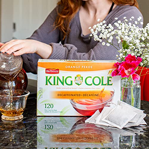 King Cole Orange Pekoe Tea Bags Decaffeinated (120 Count), Premium