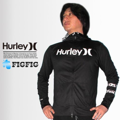 Amazon Hurley ハーレー ラッシュガード メンズ パーカー 長袖 Upf50 Rash Zip Open Hood O O M トレーナー パーカー 通販