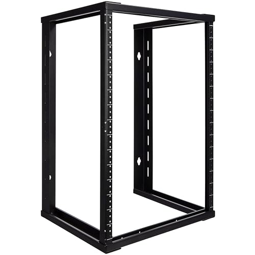 NavePoint 15U Wall Mount Rack - 15U Server Rack for 19 Inch IT ...